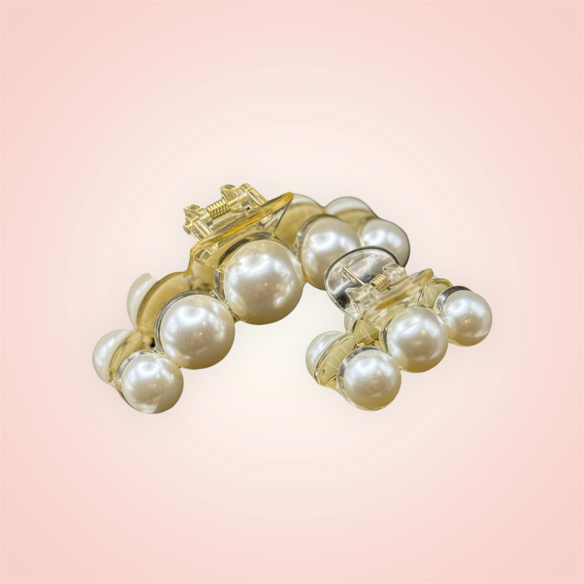 Mommy and me pearl hair clips