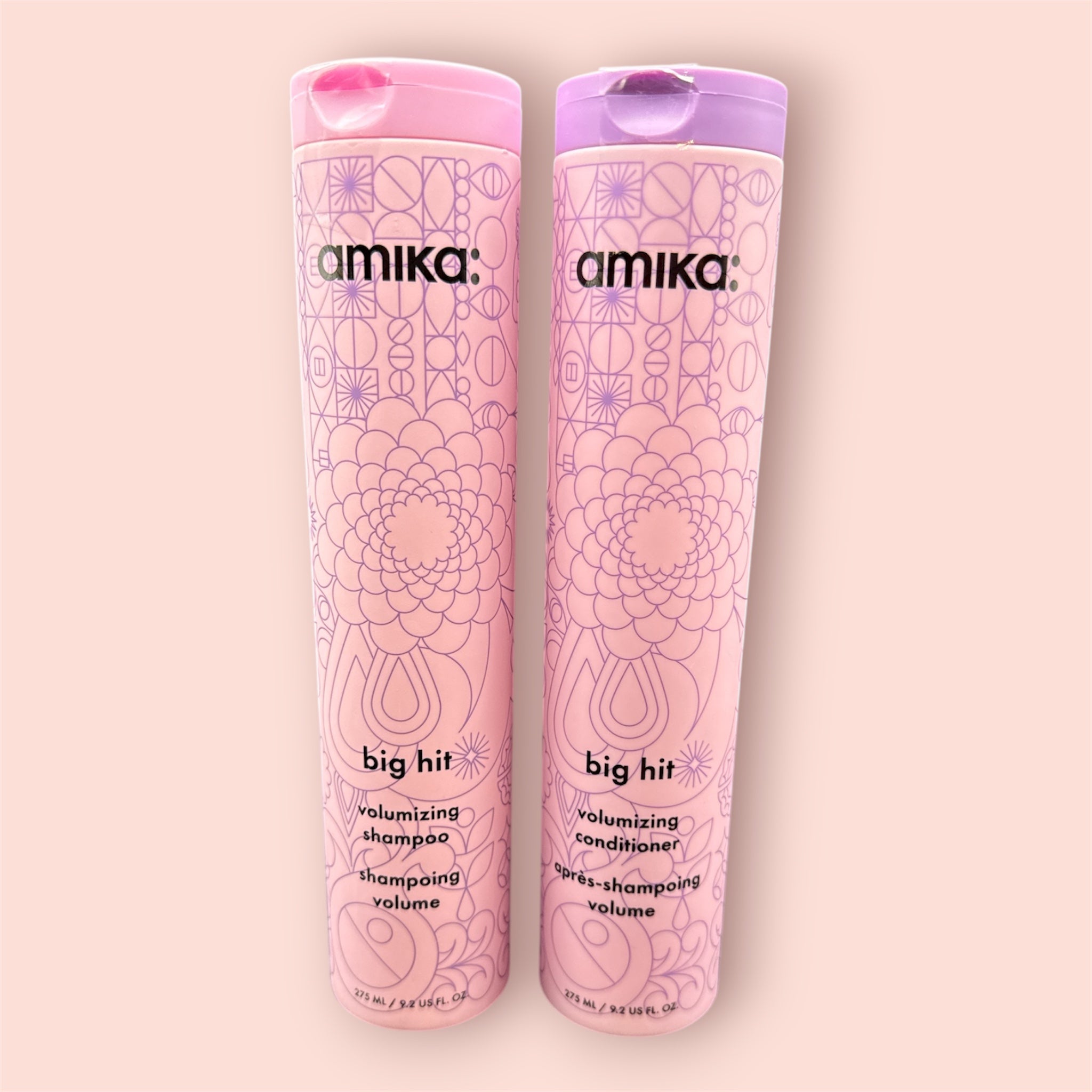 Amika “big hit” shampoo and conditioner set