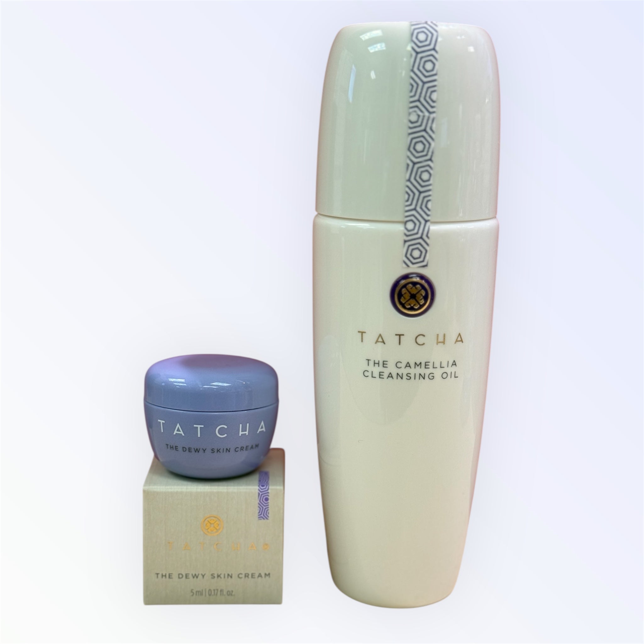 TATCHA cleansing oil (full size) and dewy skin cream