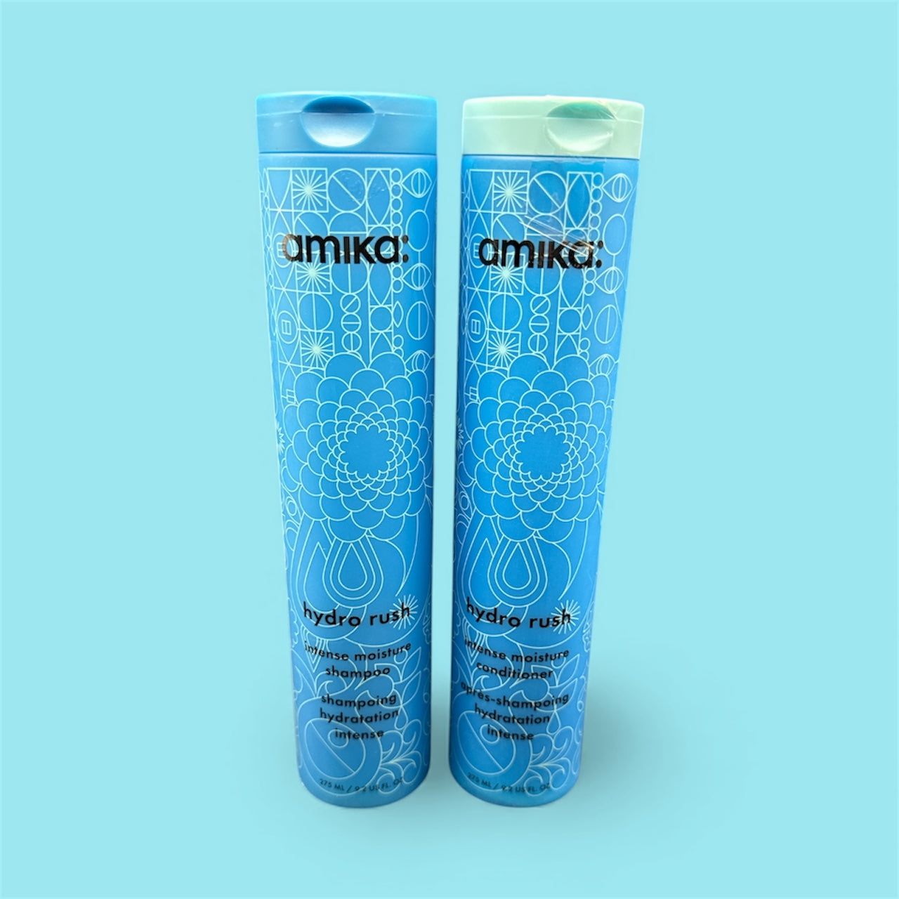 Amika “hydro rush” shampoo and conditioner set
